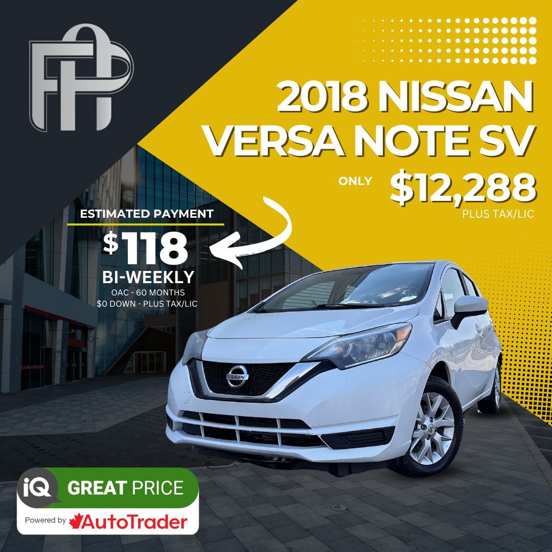 PauletteAuto's tweet image. In the market for an inexpensive, reliable vehicle that won't break the bank? Check out this little fuel efficient 2018 Nissan Versa Note SV Hatchback. 

More information and photos at:
buff.ly/3OV8KXB