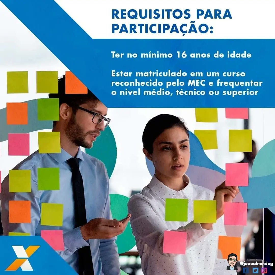 Joaoalmeidag's tweet image. UTILIDADE PÚBLICA
⚠Para quem está no nível médio, técnico ou superior, as vagas de estágio na #CAIXA estão abertas! As inscrições vão até 29/02/2024, no site do CIEE.
Aproveite essa oportunidade de transformar a sua vida. Acesse: portal.ciee.org.br
Boa sorte🍀
@joaoalmeidag