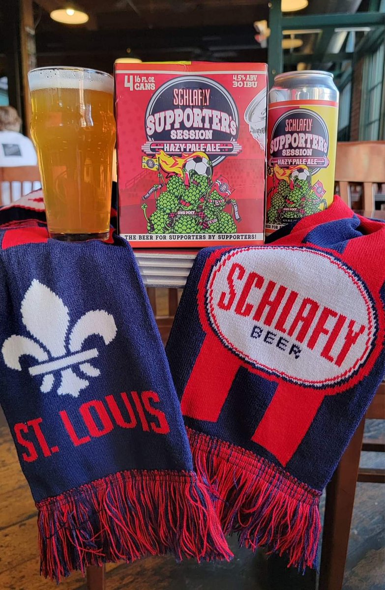 🚨New Release!🚨 #SupportersSession is NOW available 'on tap' at our #SchlaflyBrewpubs.
🍺⚽️🍻🥅
Cans and 4-packs will SOON be available in the brewpubs, on 'Louligan Street,' as well as inside CITYPARK stadium. Look for it at your favorite stores & shops over the next few weeks!