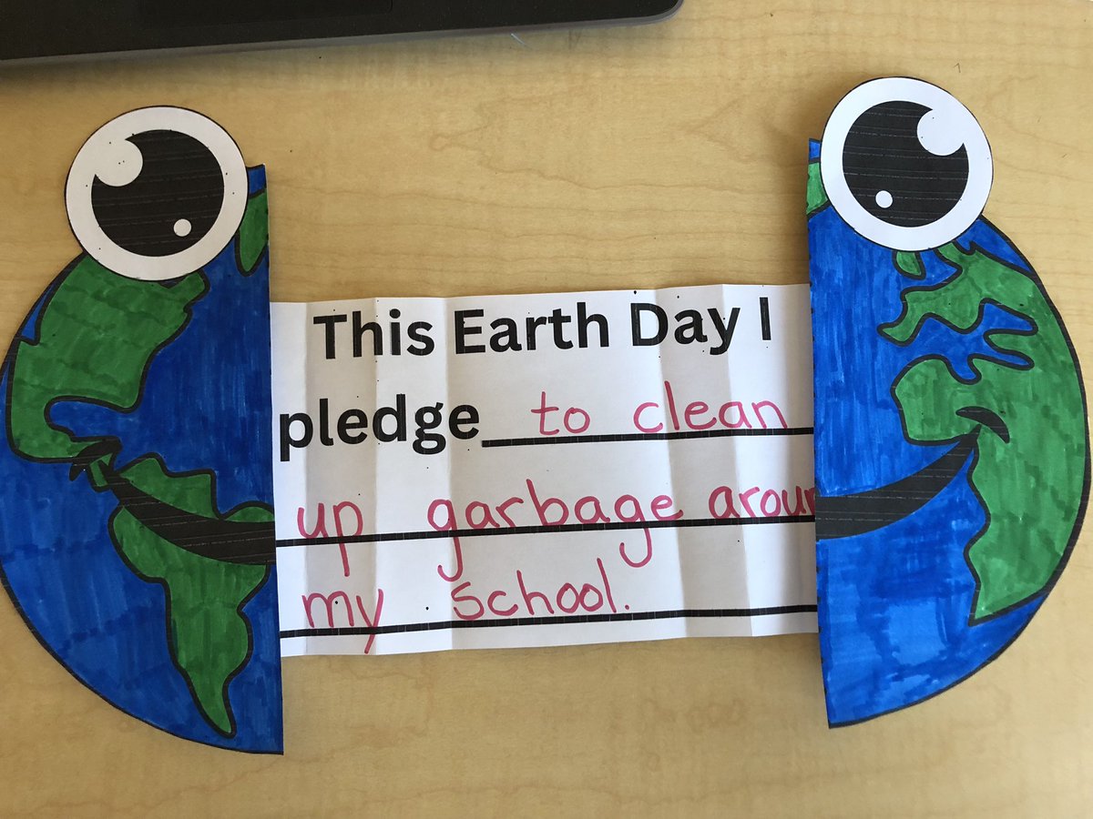 Earth day craft! So cute! #earthday #earthdaycraft #teacherlife #TEACHers
