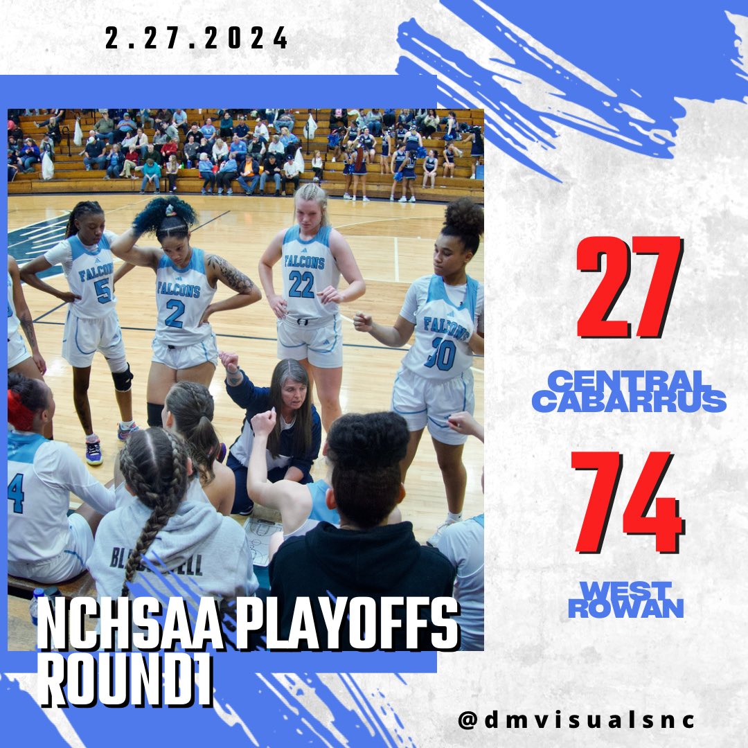 Round one of the NCHSAA playoffs ✅

Falcons survive &amp; advance after the win over Central Cabarrus ✅