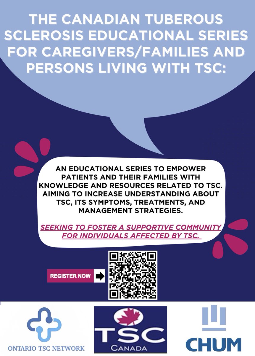 Maryam N. Nouri (@maryamnnouri1) on Twitter photo We are pleased to be developing TSC educational series on behalf of Ontario TSC network, <a href="/TSCanadaST/">TuberousSclerosisCan</a> and CHUM; for more details and registration please see below 👇#TSC, #tuberousclerosiscomplex <a href="/TSCanadaST/">TuberousSclerosisCan</a> <a href="/CLAE_LCCE/">CLAE / LCCE</a>
docs.google.com/forms/d/e/1FAI… We are pleased to be developing TSC educational series on behalf of Ontario TSC network, <a href="/TSCanadaST/">TuberousSclerosisCan</a> and CHUM; for more details and registration please see below 👇#TSC, #tuberousclerosiscomplex <a href="/TSCanadaST/">TuberousSclerosisCan</a> <a href="/CLAE_LCCE/">CLAE / LCCE</a>
docs.google.com/forms/d/e/1FAI…