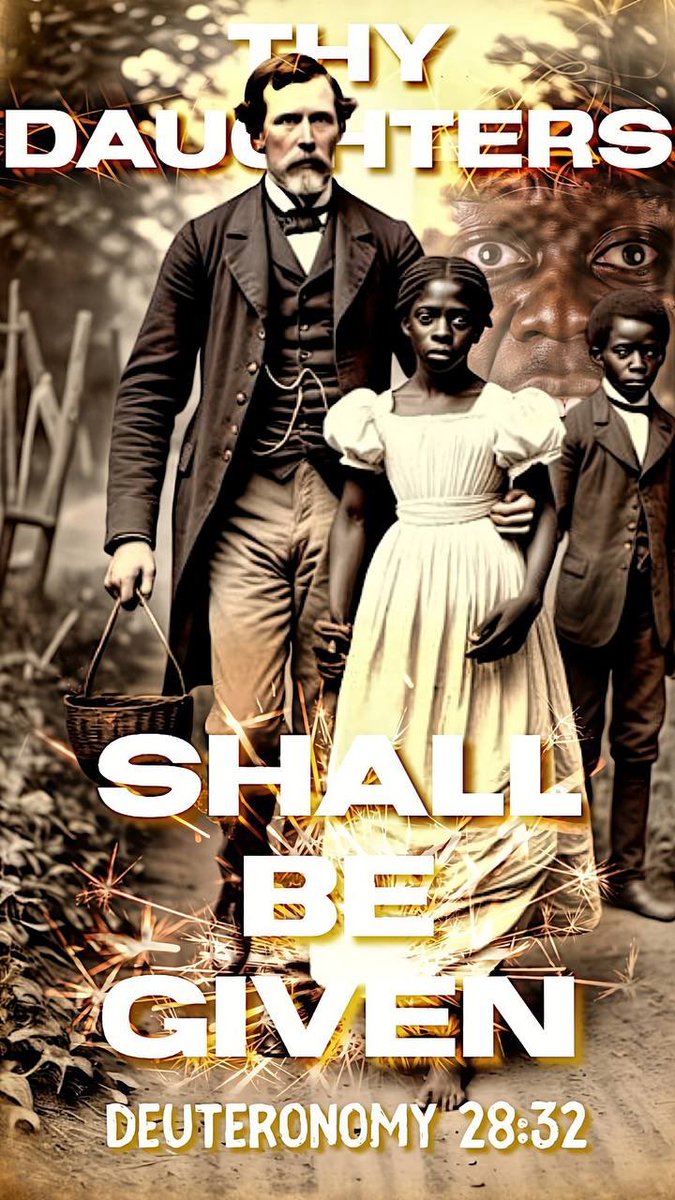Deuteronomy 28:32 Thy sons and thy daughters shall be given unto another people, and thine eyes shall look, and fail with longing for them all the day long: and there shall be no might in thine hand.    #iuiciowa #slavery #blackhistory #cedarrapidsiowa #israelites #kingjamesbible