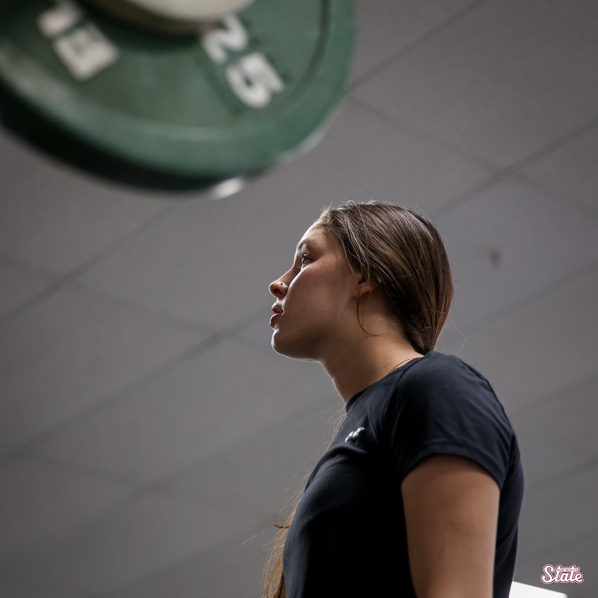 NMStateWSOC's tweet image. Pumping iron to sharpen our steel⛓️

#AggieUp