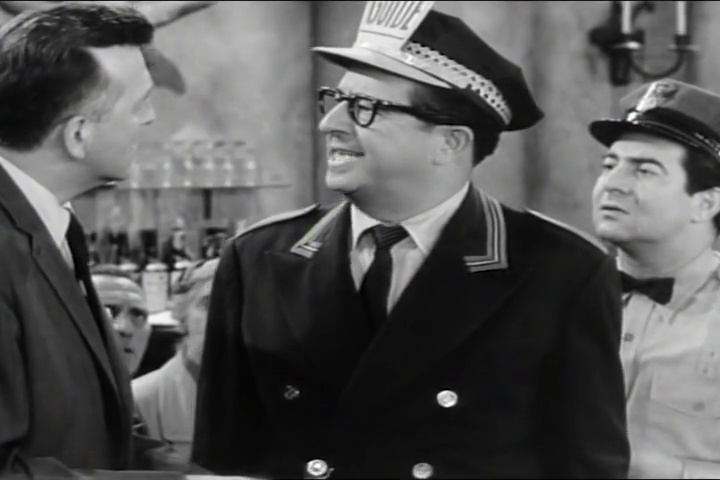 Bilko turns PTA member and bus driver to solve town transportation issues. #PTA #Bilko #TransportationSolutions #ClassicUSTV  6pm  (From The Phil Silvers Show, Ep: 'Bilko's De Luxe Tours,' (Wed, Oct  8, 1958))