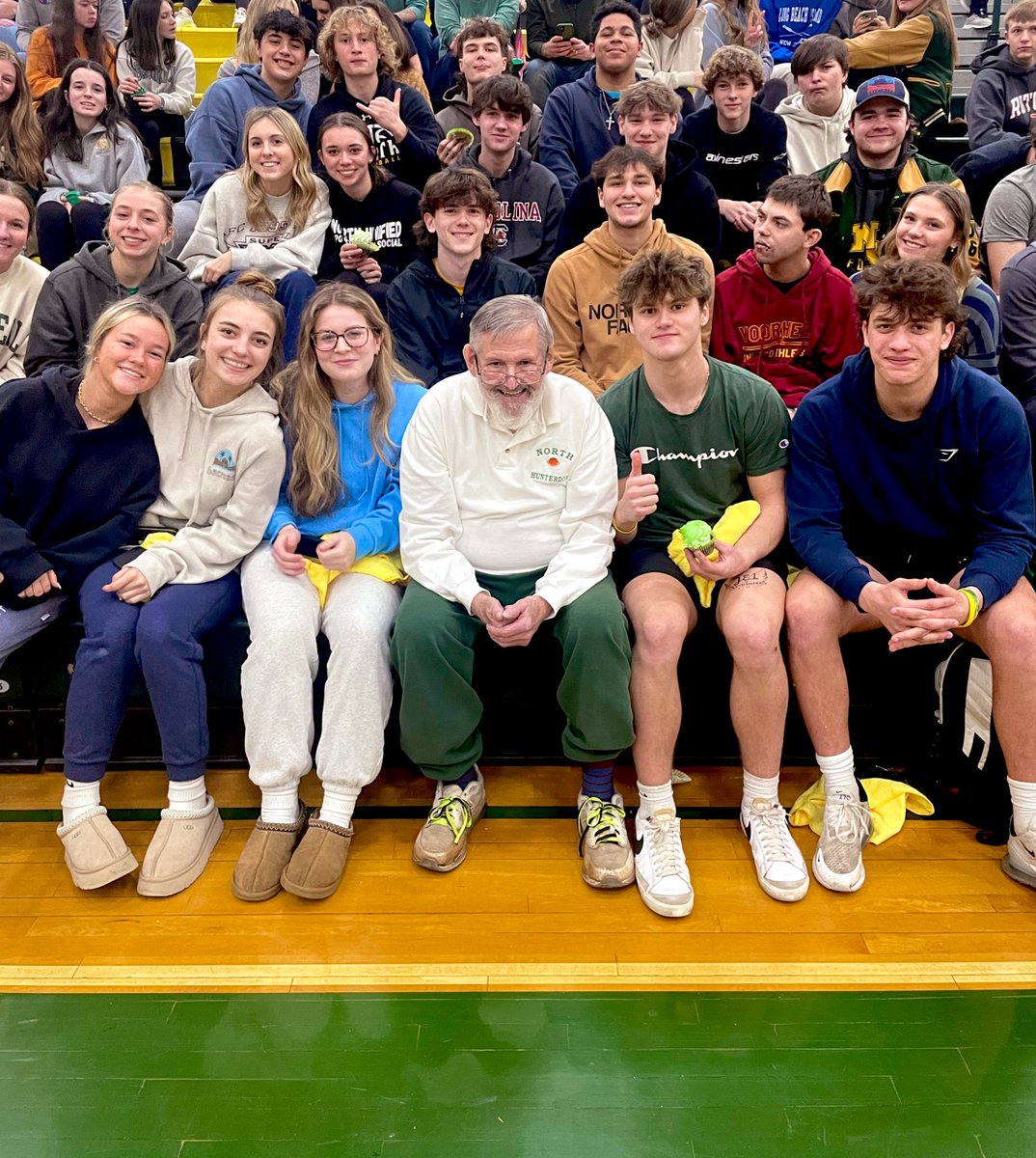NHHS_Lions's tweet photo. Happy Birthday to Dave the Rave!! Fun fact Dave was inducted into the Special Olympics Hall of Fame this year!! #lions #pride #78yearsyoung https://t.co/Hh8yBdCNml