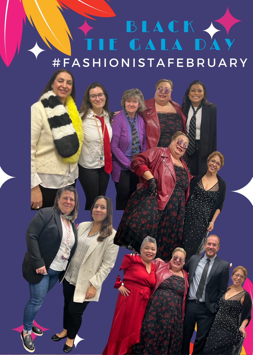 BelindaMCermola's tweet photo. Nothing short of fantastic today at @SullyES_LCPS for our βBlack Tie Gala Dayβ! K teachers and TAβs all wore ties or bow ties πππ and suits and gowns were worn and we all had a FAB time. It was adult cuteness overload ππ©΅
#SullyRocks #SullyFashionistas
#FashionistaFebruary https://t.co/gRPzKS2zH6