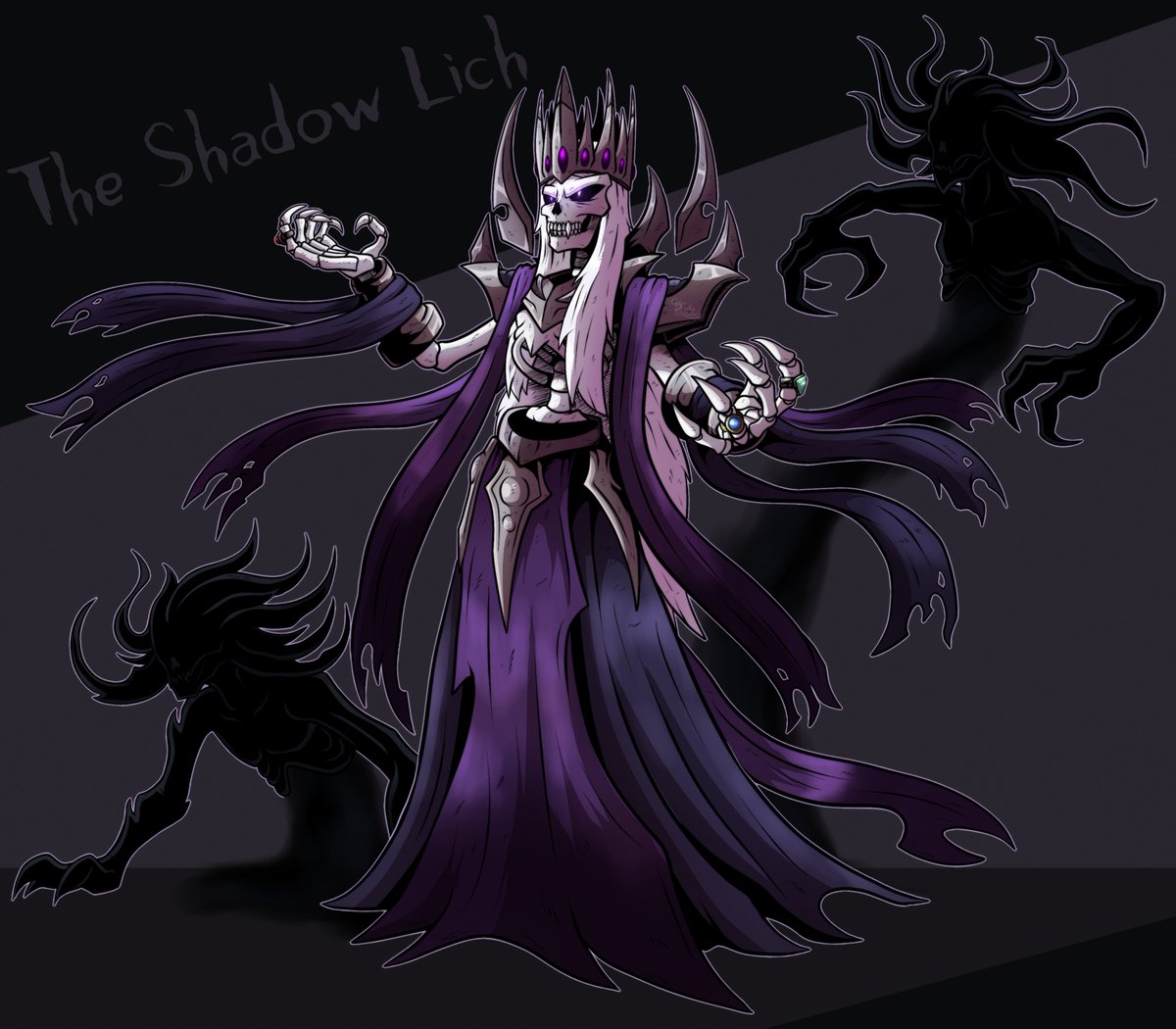 👻'Lord of the Castle of Shadows. Nilloc Gravekeeper'💀 #dndart #DnDcharacter