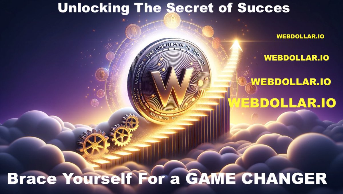 📈 Unlocking the secret to success: 

Why scarcity is a #Bullish  sign for #WebDollar! 🚀

Brace yourself for a Game-Changer! 

Unlike #Bitcoin, WebDollar's #halving  occurs every 2 years, making it even more #deflationary and an ultimate store of value.

#BitcoinHalving #Crypto