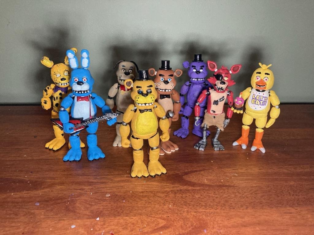 Toy Animatronics Fnaf Custom Action Figures Clearance Custom Fnaf