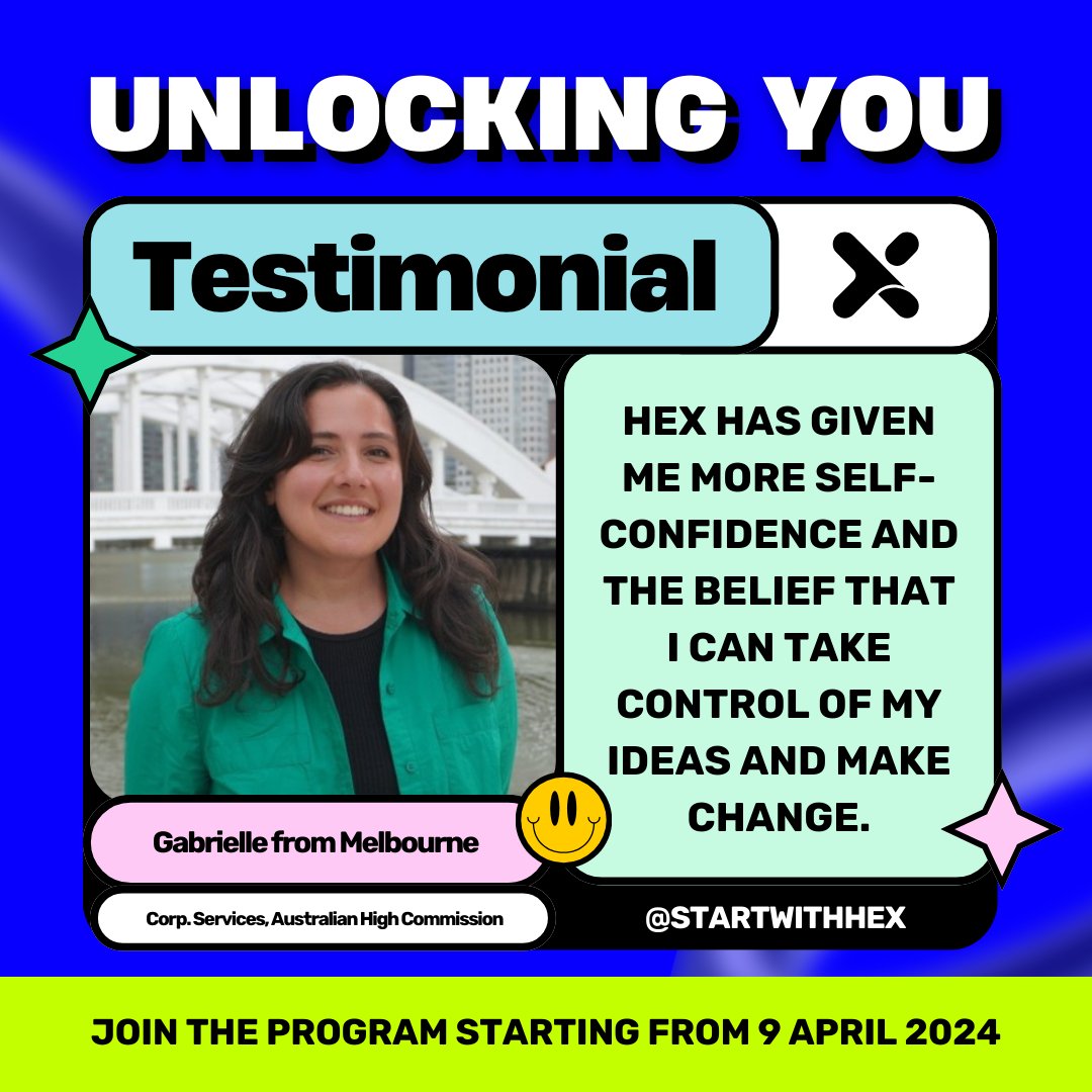 We love seeing our alumni’s feedback and success stories! This is why ‘Unlocking YOU’ happened.

Ready to level up? ‘Unlocking YOU’ awaits. Register now: hubs.la/Q02m0P680

#UnlockingYOU #CareerMastery #HEXEducation #ProfessionalGrowth