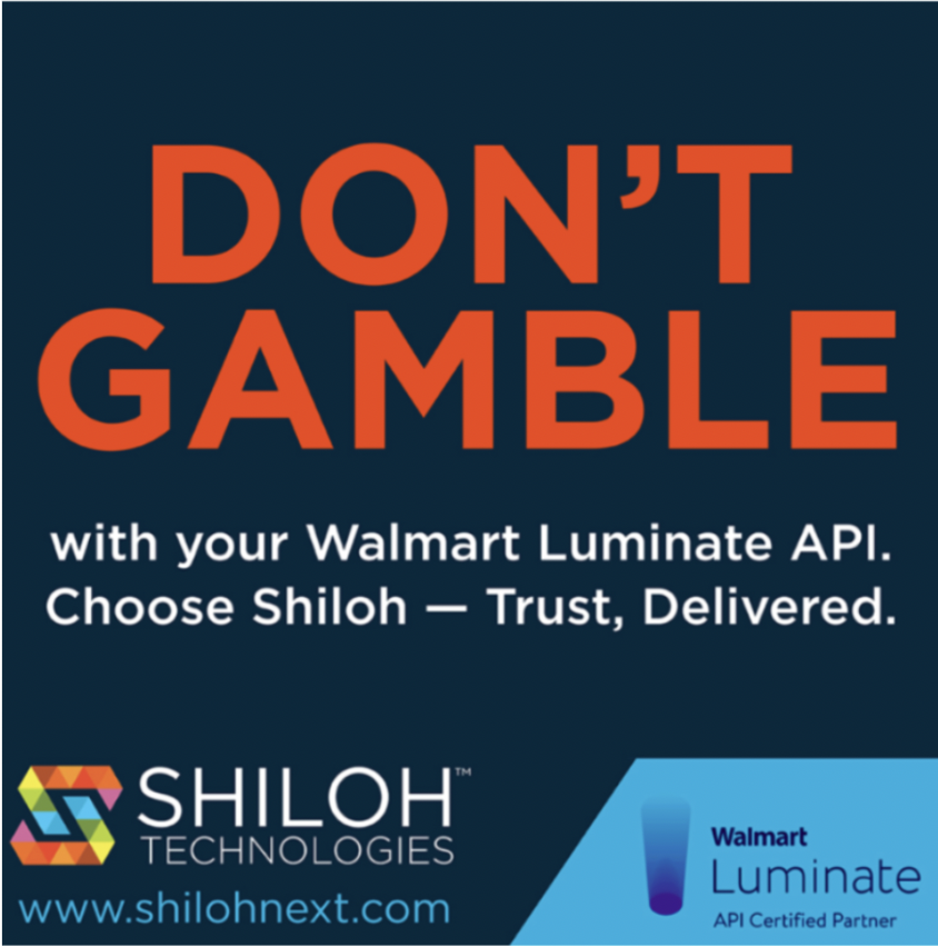 ShilohTech's tweet image. We know that trust matters and at Shiloh, we have earned it.

Learn why you should partner with Shiloh for your Walmart Luminate API:
shilohnext.com/walmart-lumina…

#walmartluminateapi #walmartluminate #trustmatters #dontgamble #shilohtechnologies