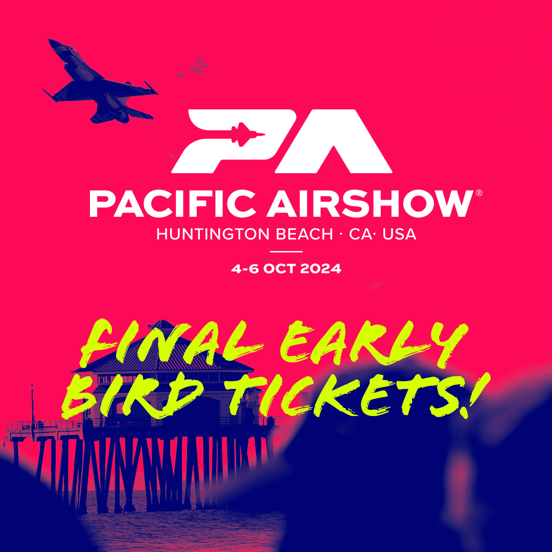 Early bird tickets for are vanishing faster than a fighter jet at full throttle, don't be that guy! ✈️ Secure yours NOW! 😎 pacificairshowusa.com/tickets #PacificAirshow #PacificAirshowHB #HuntingtonBeach #HB #surfcityusa #yelpOC #OCevents #OrangeCounty #airshow #aviation #avgeek #usa