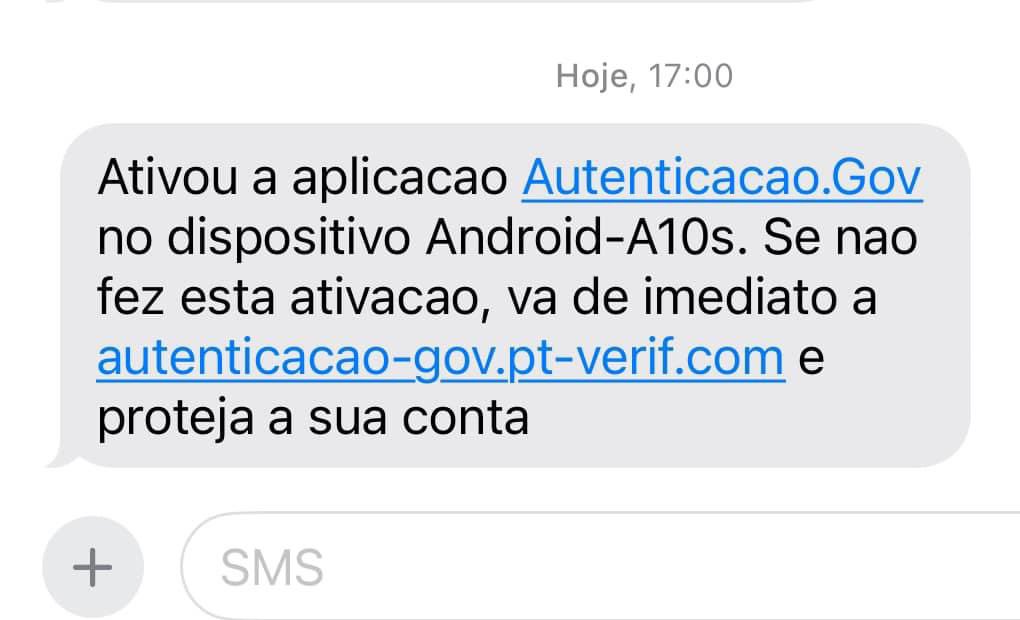 Rui Pinho on X: "Alerta burla! ‼️ ⚠️ SMS da CMD- chave móvel digital, com um alerta para aceder ao site, semelhante ao original, onde pedem para colocar o número de telemóvel