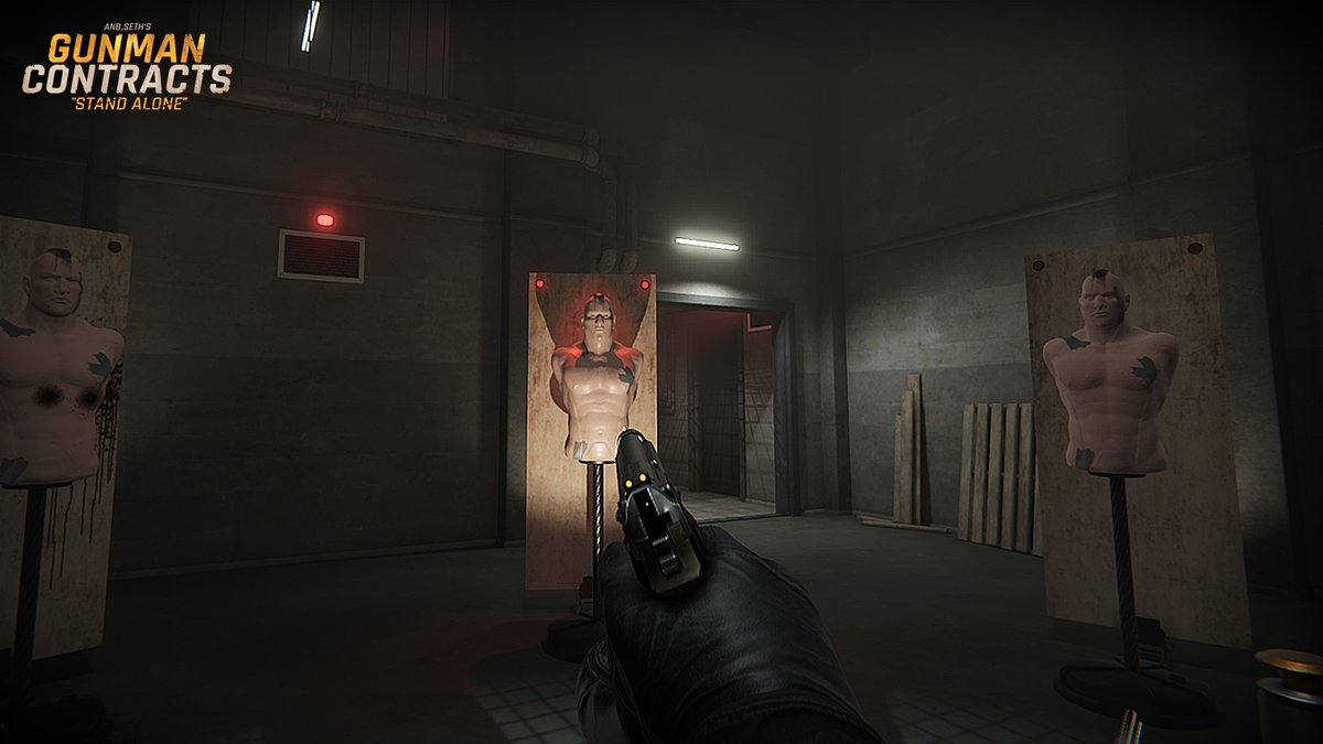 So, after a loads of coding and ui I've finally gotten back into map-design and finished (for now) refurbishing the gunmans hideout. There are courses to run, targets to hit and highscores to set between contracts. 

Steam Wishlist: store.steampowered.com/app/2421750
#VR #indiedev