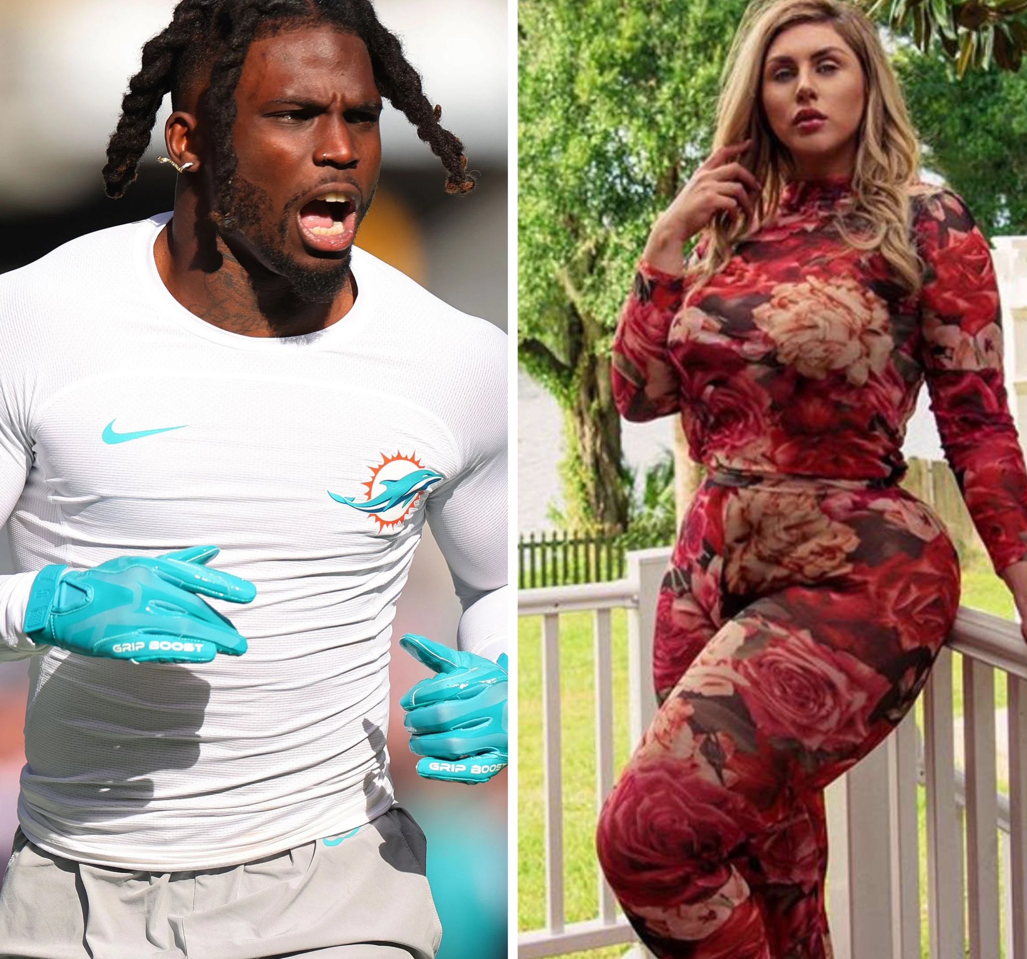 SAY CHEESE! 👄🧀 on X: "Tyreek Hill is facing a lawsuit from influencer Sophie Hall for battery, assault, and negligence, following an incident in a backyard football drill where she claims his '