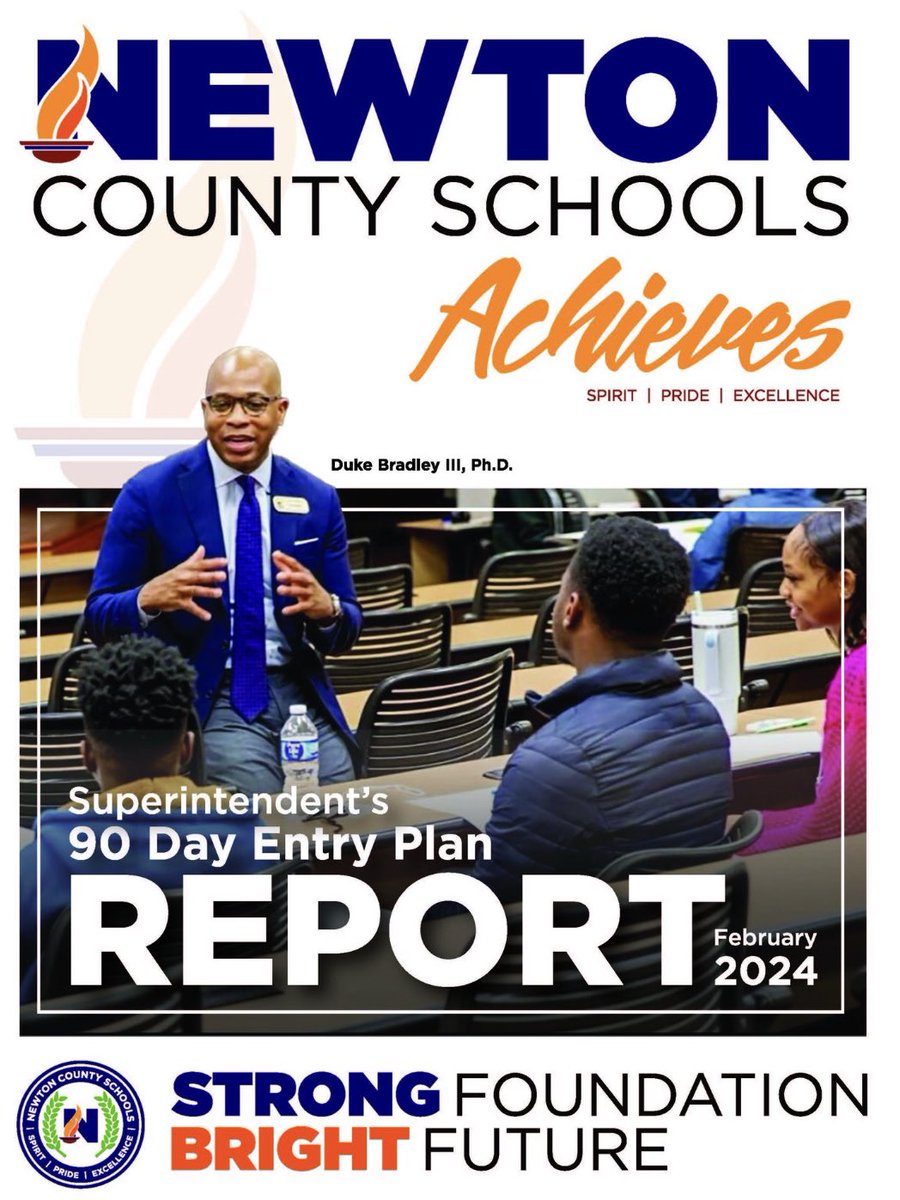 It’s truly been a magical 90 days in @NewtonCoSchools! Pleased to share my Entry Plan report which was shared with the BOE tonight. Kindly inviting your review here: flipsnack.com/BE87A5AA9F7/nc… #SpiritPrideExcellence