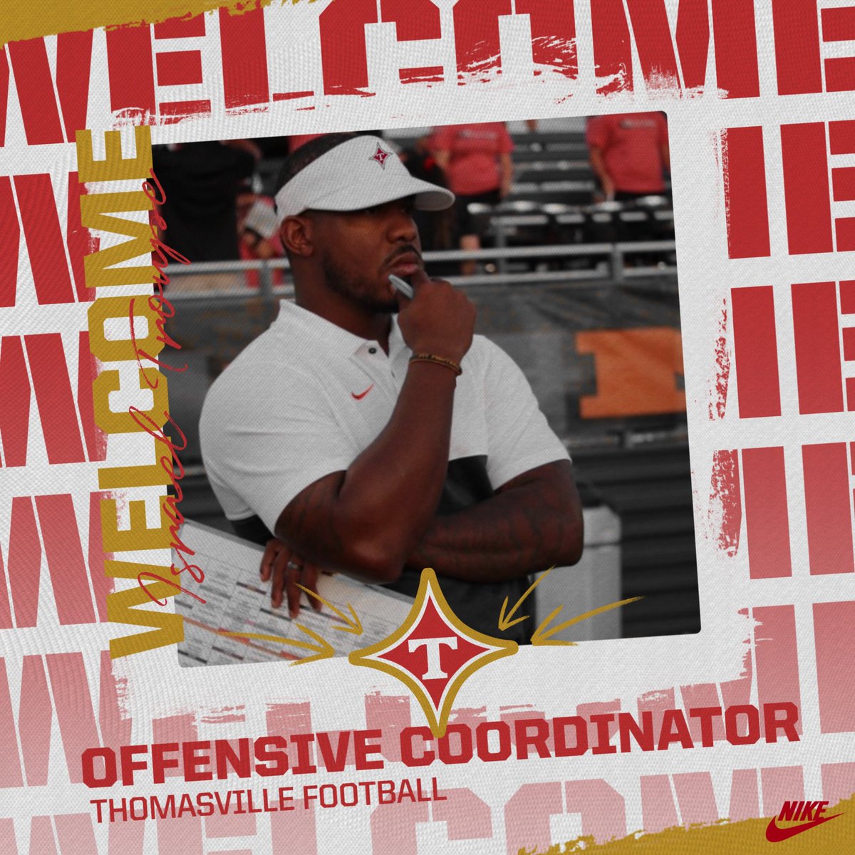 Thomasville Football (@tvilledogsfb) on Twitter photo Bulldog Country, please welcome Coach Israel Troupe! He will be our Offensive Coordinator and coach WRs! <a href="/troupestar28/">Israel Troupe</a> Bulldog Country, please welcome Coach Israel Troupe! He will be our Offensive Coordinator and coach WRs! <a href="/troupestar28/">Israel Troupe</a>
