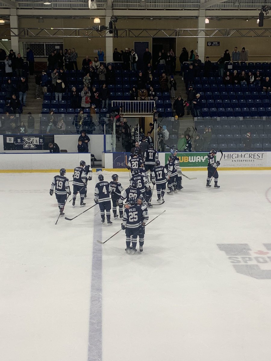 mdeyoung10's tweet image. Unfortunately Moncton takes the game 4-1 to win series 3-0. Hard fought series.

Thanks for the great season of hockey. #goxgo