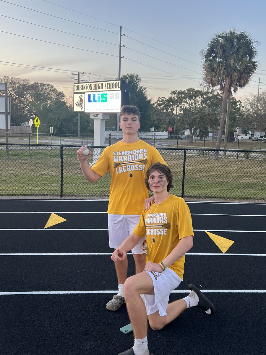 Good team win over Robinson 18-0. The Warriors are on the road to face Jesuit tomorrow night at 7pm!
<a href="/tampalaxreport/">Tampa Lax Report</a> <a href="/FloridaLX/">FloridaLacrosseNews</a> <a href="/SteinbrennerABC/">GSHS Athletics</a>