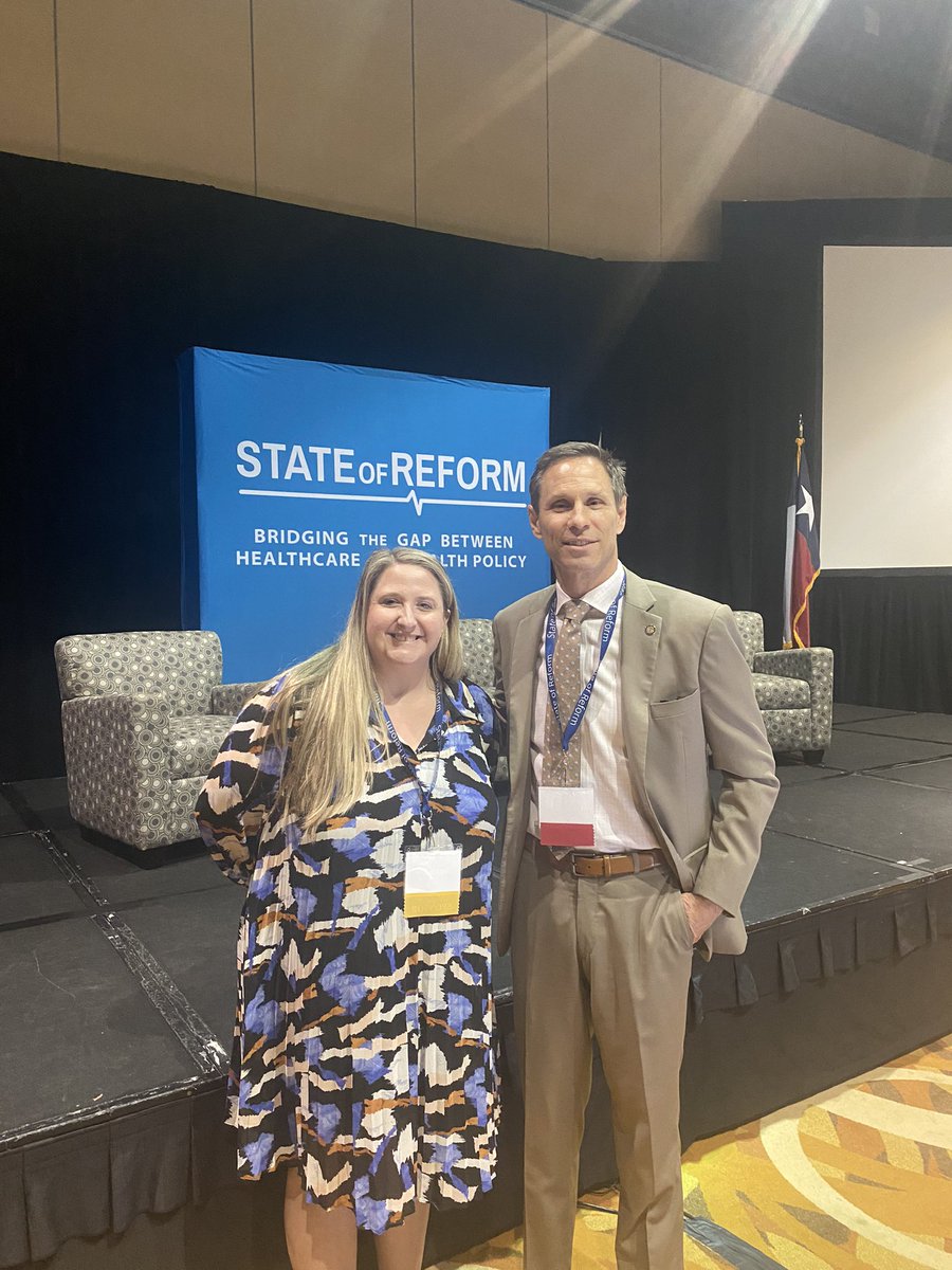 Enjoyed dialogue with Senator Nathan Johnson today at the @StateofReform about the importance of collaboration and innovation in Healthcare reform. It takes us all! #Texas