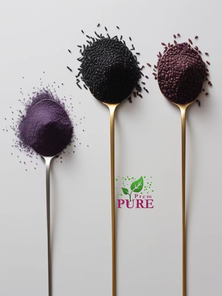 PremPureBio's tweet image. #Blackriceextract is derived from black rice, which is rice that has a deep black color when ripe due to the presence of anthocyanins, the same compounds that give blueberries and blackberries their color. These #anthocyanins are natural antioxidant numerous health benefits.