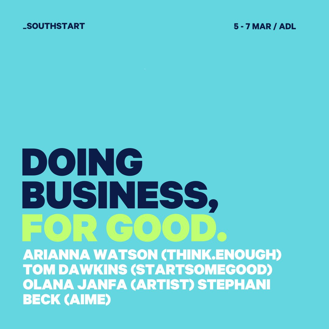 DOING BUSINESS, FOR GOOD. Do you dream of a business that doesn't just thrive, but also drives positive change? Tix 👉 bit.ly/3MSxeQe