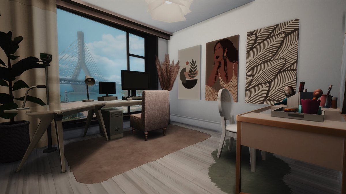 FoxyKyy's tweet photo. San Sequoia Apartments 🤍 Pt. 5 - Now on the gallery - No CC! 4 fully furnished apartments with their own personality &amp; design. Coffee Shop, Yoga Studio &amp; Clothing Store on street level of the building. Gallery: KyySims 
#sims4rental #Sims4Build #Sims4Apartment #Sims4 #SanSequoia https://t.co/CvPoGpcFPu