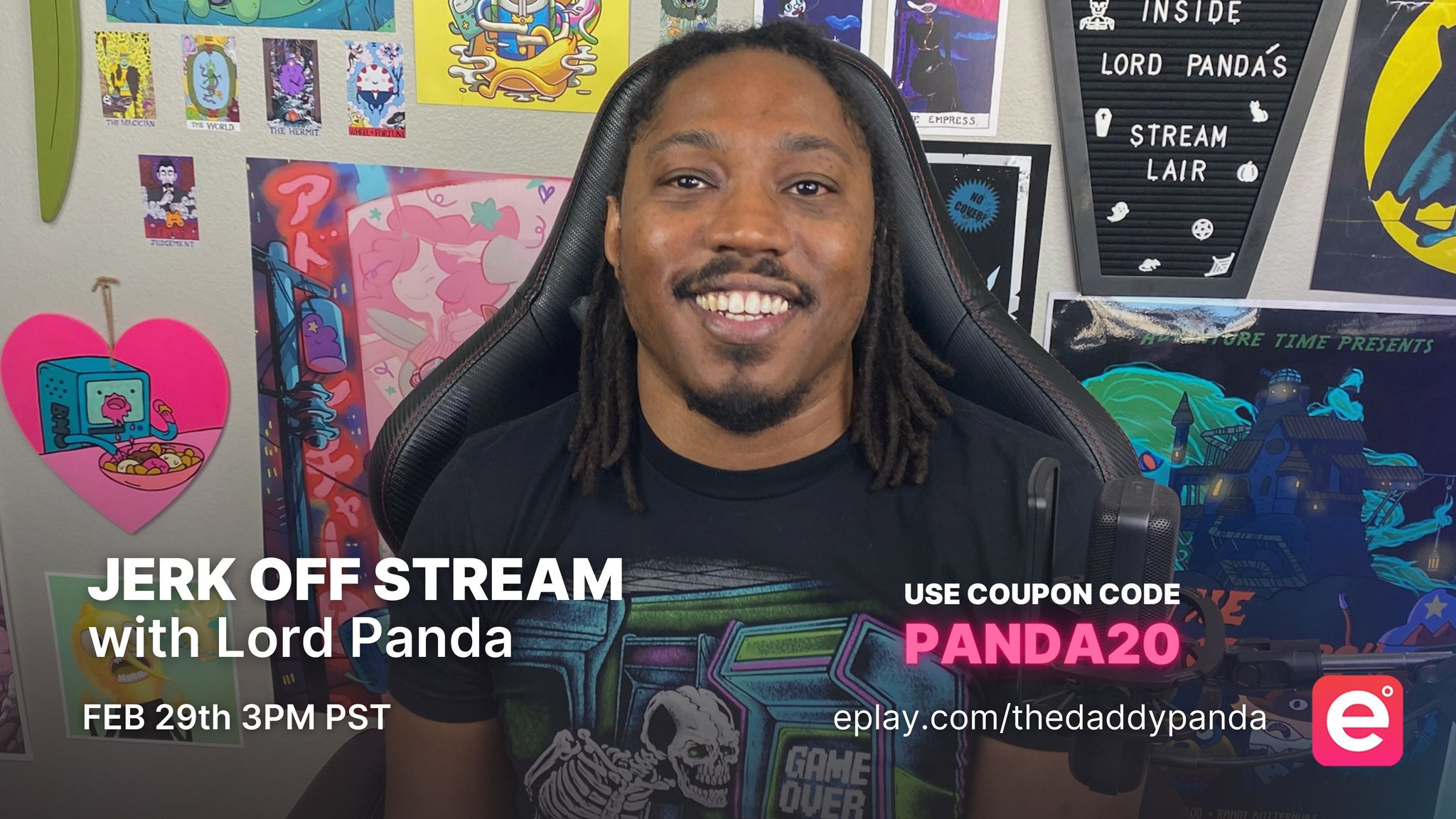 🐼Panda Fam🐼 on X: I already know you filthy, nasty hoes wanna see @ TheDaddyPanda doing his thang on @ePlayStreamers 🐼😎 Feb. 29th @ 3pm PST.  BE THERE sluts! t.coRuOaIYWY81  X