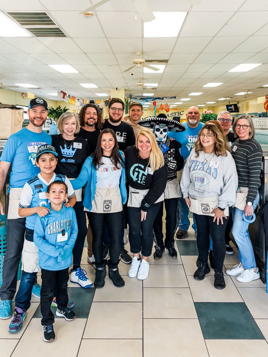 40 families x 378 loads of laundry 🧺🙌🏻

Our <a href="/engagecurrent/">Current Initiatives</a> Charlotte, NC #LaundryProject this past Sunday was full of #SoapAndHope.

Shout out to our Charlotte #HopeDealer crew, including The Tudor Family, <a href="/MintCityColl/">Mint City Collective</a> &amp; Goalkeeper for <a href="/CharlotteFC/">Charlotte FC</a> <a href="/georgemarks_24/">George Marks</a>.

They all