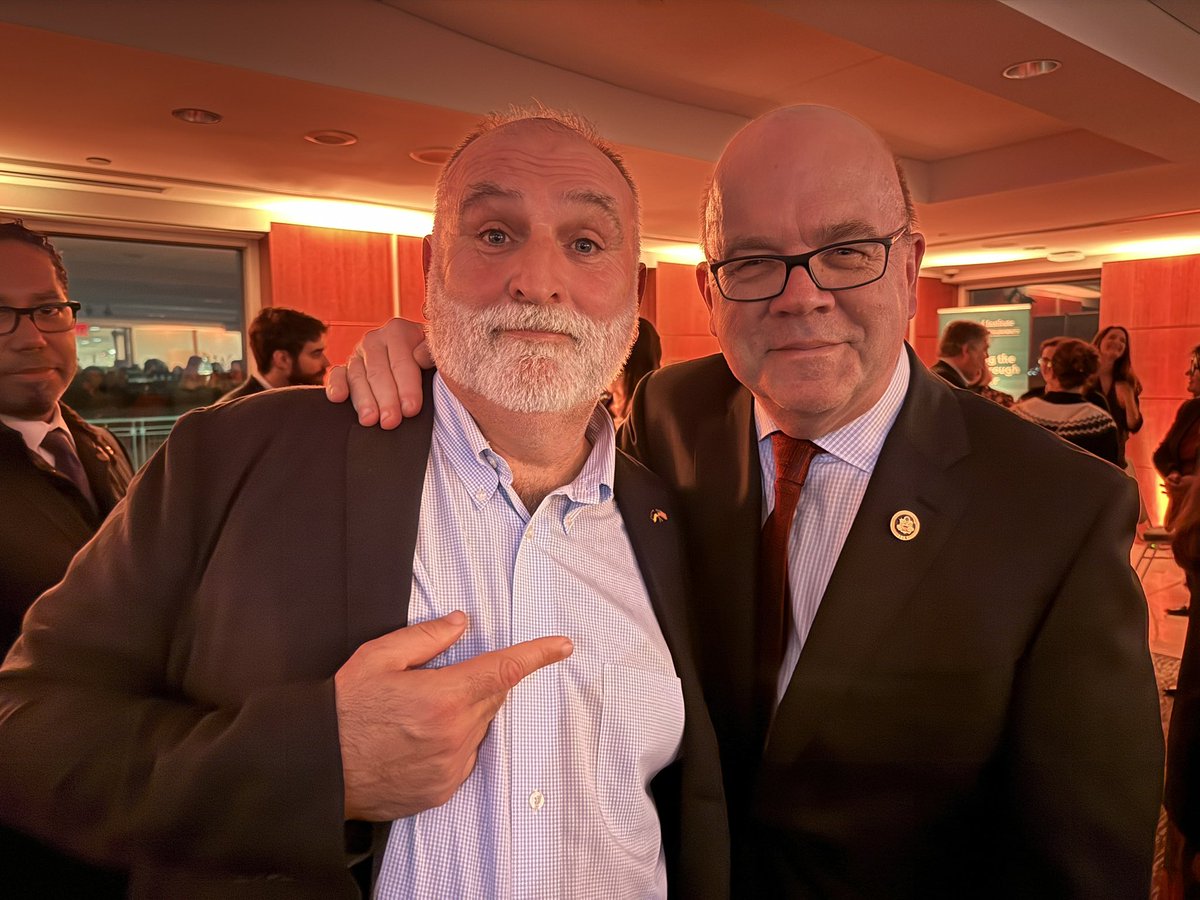 Rep. Jim McGovern (@repmcgovern) on Twitter photo My food hero <a href="/chefjoseandres/">Chef José Andrés 🕊️🥘🍳</a>—helping end hunger in America and around the world, including today at the <a href="/WhiteHouse/">The White House</a>. As he said tonight—if there’s a fire, send a firefighter. If there’s illness, send a doctor. If there’s hunger—send a chef!!!! My food hero <a href="/chefjoseandres/">Chef José Andrés 🕊️🥘🍳</a>—helping end hunger in America and around the world, including today at the <a href="/WhiteHouse/">The White House</a>. As he said tonight—if there’s a fire, send a firefighter. If there’s illness, send a doctor. If there’s hunger—send a chef!!!!