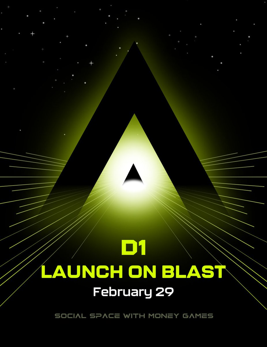 DistrictOneIO's tweet photo. It's the time! #D1 is blasting off on @Blast_L2 mainnet on Feb 29.
..
是时候了！#D1 将于2月29日在 @Blast_L2 主网发射。
..
시간이 왔어요! #D1이 2월 29일 @Blast_L2 메인넷에서 발사됩니다.
..
ついにその時が！#D1は2月29日に@Blast_L2メインネットで打ち上げられます。 https://t.co/preChDe4KI