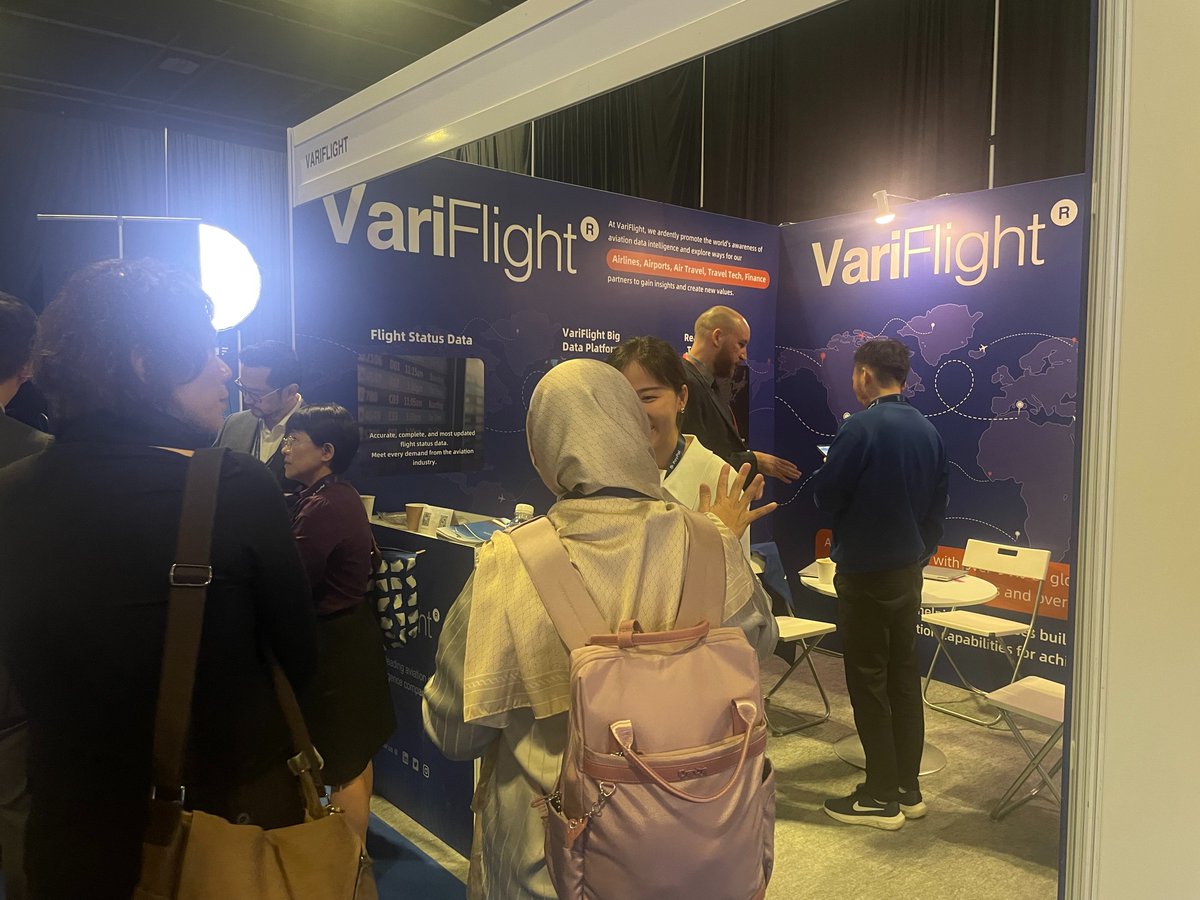VariFlight's tweet photo. If you're interested in aviation data and analytics insights. Meet us @AviationFesAsia in Singapore
Booth: A20
Date: 28th-29th Feb. 2024
#aviationfestasia #aviationdata #VariFlight https://t.co/diq8NFmxk9