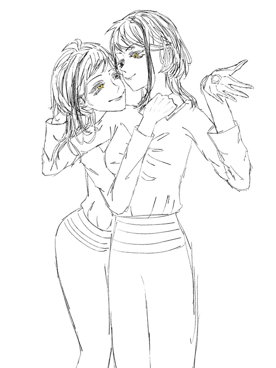 enilosag_'s tweet photo. Fem tweels I drew months ago... Forgot to post them lol... Look at them sillies

#TwistedWonderland #TWST #twstファンアート #ジェイド #フロイド #jadeleech #floydleech #leechtwins #tweels #octavinelle https://t.co/BZLJa8poK0
