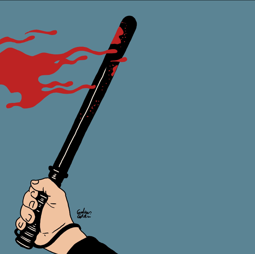 Il paese dei #manganelli . <a href="/LaStampa/">La Stampa</a> mi ha chiesto lo stato dei diritti umani in Italia dopo le cariche di #Pisa e #Firenze. tinyurl.com/4wn6m8sv  /// grazie come sempre a <a href="/channeldraw/">Gianluca Costantini</a> per i disegni /// <a href="/Artventuno/">articolo21.info</a> <a href="/BeppeGiulietti/">Beppe Giulietti</a> <a href="/nadiaferrigo/">Nadia Ferrigo</a> <a href="/il_pucciarelli/">Matteo Pucciarelli</a> <a href="/FDUmilano/">Fondazione Diritti Umani</a>