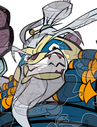 Rosa_RRed's tweet image. So, I've been chipping away at this for literal years now but I've got my own concept on #slycooper #thievesintime and this is my redesign for Panda King!!! 
I didn't like how they changed him back to his OG design  when his theme was balance. So I balanced the old with the new!