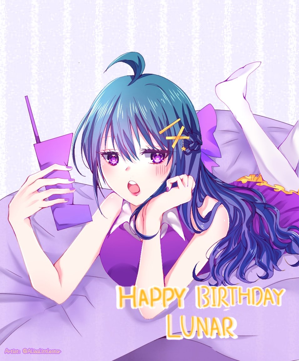 🌙Happy Birthday Lunar//Wenny!!~<3🥺💜🎂🎉🎁 @Lunar3clispe @KREWxKF