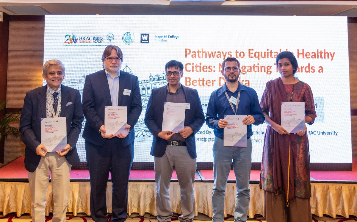 BRAC James P Grant School of Public Health (@bracjpgsph) on Twitter photo 🔴 GOING LIVE @ 2:00 PM!
We are hosting a #seminar on "Pathways to Equitable Healthy Cities: Navigating Towards A Better Dhaka" where the findings of the #PATHWAYS research project will be disseminated.
👉 Watch LIVE: facebook.com/BRACJPGSPH
#HealthyCities
#Pathways2equity 🔴 GOING LIVE @ 2:00 PM!
We are hosting a #seminar on "Pathways to Equitable Healthy Cities: Navigating Towards A Better Dhaka" where the findings of the #PATHWAYS research project will be disseminated.
👉 Watch LIVE: facebook.com/BRACJPGSPH
#HealthyCities
#Pathways2equity