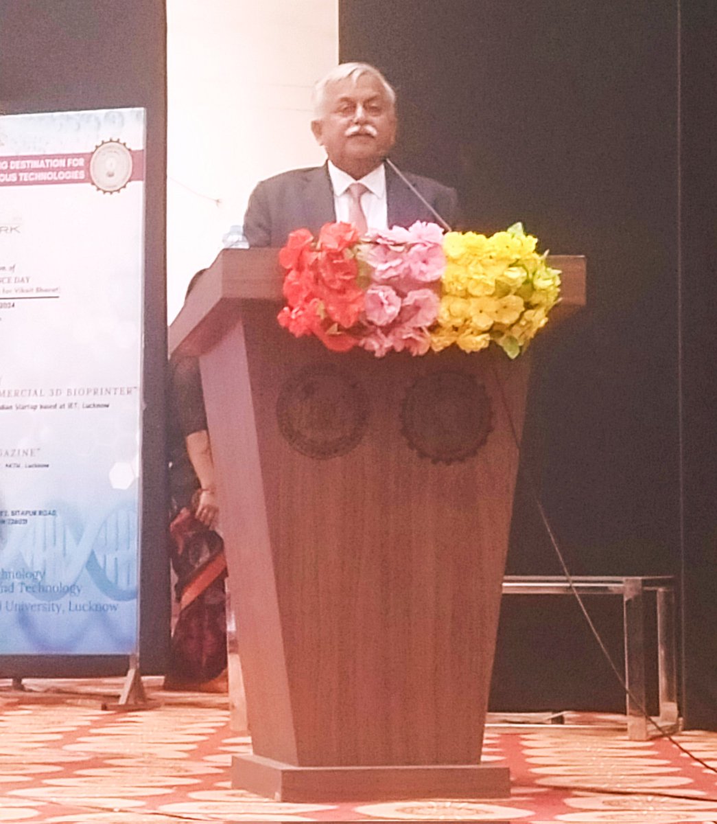 Mr. @AwasthiAwanishK graced the #NationalScienceDay celebrations at IET, Lucknow. Sir, under your supervision UP is coming up as #Pharma Hub with Pharma Parks being allocated by @UPGovt. Let's create an ecosystem that ignites innovation & boosts #AatmanirbharBharat #MakeinIndia🚀