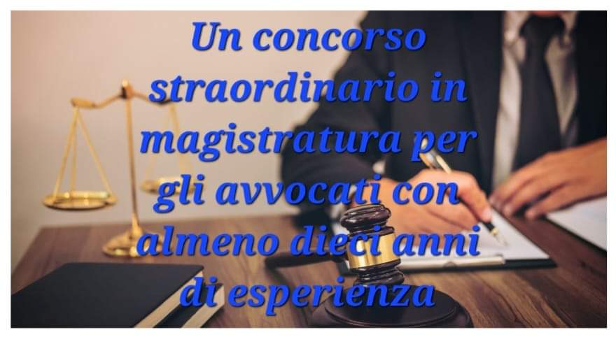LA TUA OPINIONE !
In questi giorni abbiamo letto della proposta di un concorso straordinario in magistratura riservato agli #avvocati con almeno dieci anni di esperienza.
I #Magistrati hanno immediatamente espresso opinioni negative. 
TU COSA NE PENSI?
<a href="/Movforense/">Movimento Forense</a> <a href="/radiotribunale/">RadioTribunale</a>