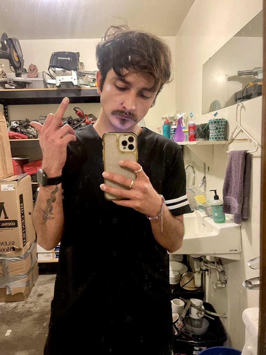 my hairs a fuckin mess but at least my life ain’t anymore 🌪️
