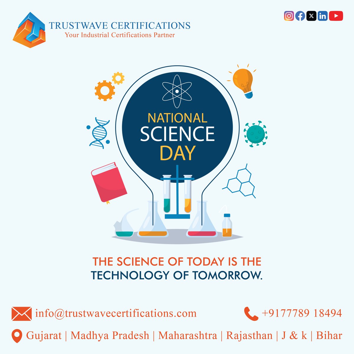 #NationalScienceDay 
#InnovationNation 
#ScienceCelebration 
#ScienceForAll 
#ScienceAndSociety 
#ScienceCommunity