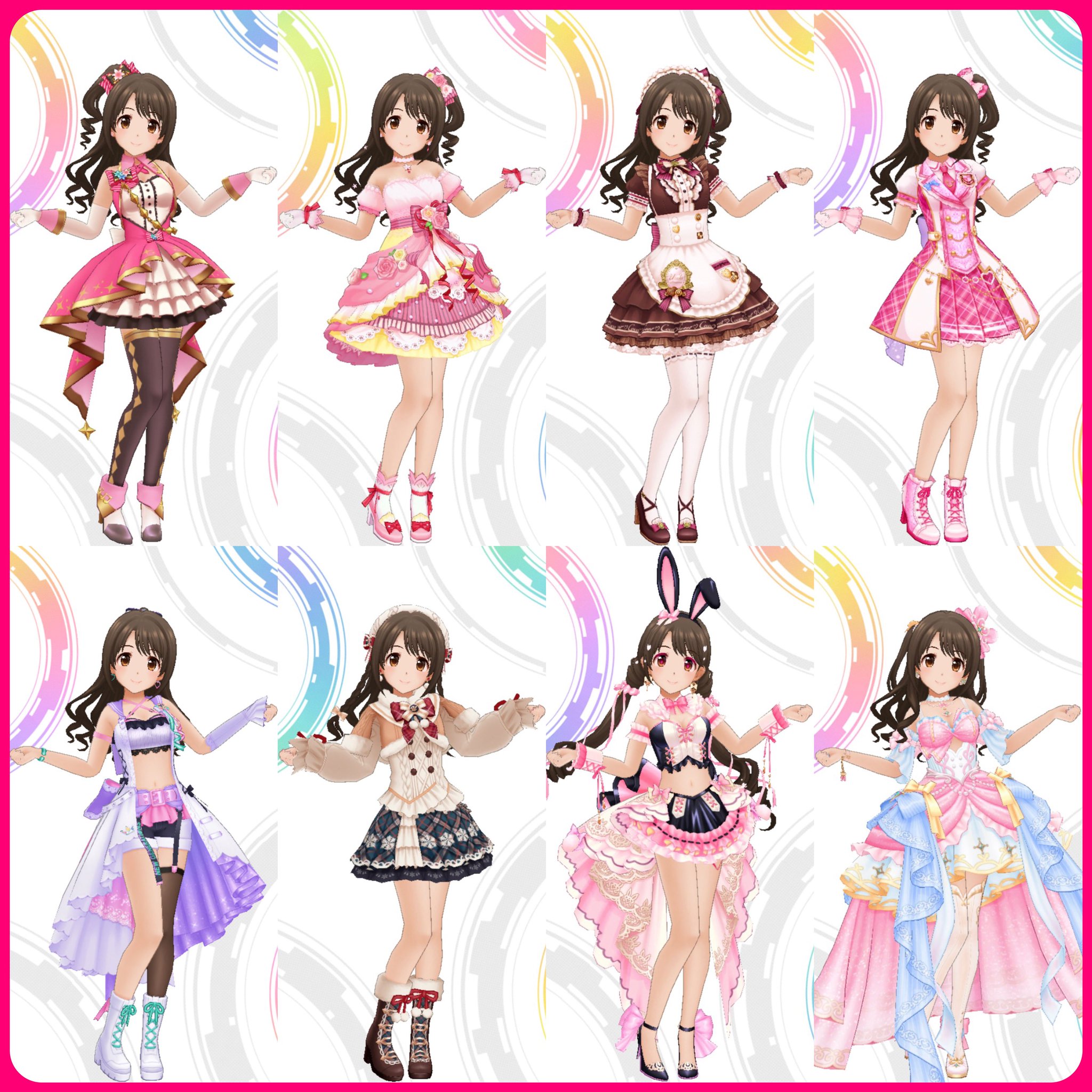 デレステSSR衣装庫୨୧ on X: 