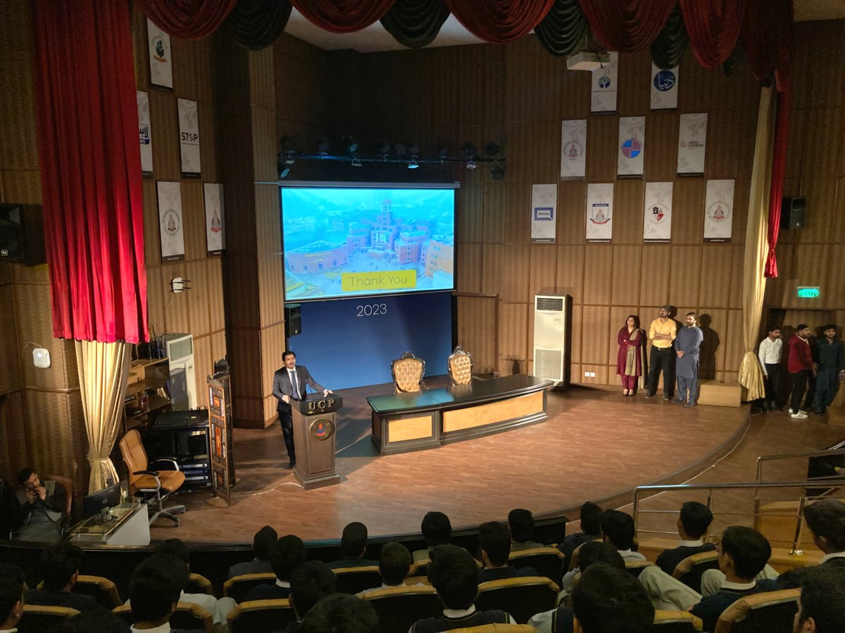 Ishfaq Ali, a proud alumnus of UCP &amp; a seasoned professional in Retail and Supply Chain Management, recently took the stage to share his incredible success story. He was Grateful for the invaluable support &amp; guidance from his mentors &amp; teachers at UCP #UCP #SuccessStory