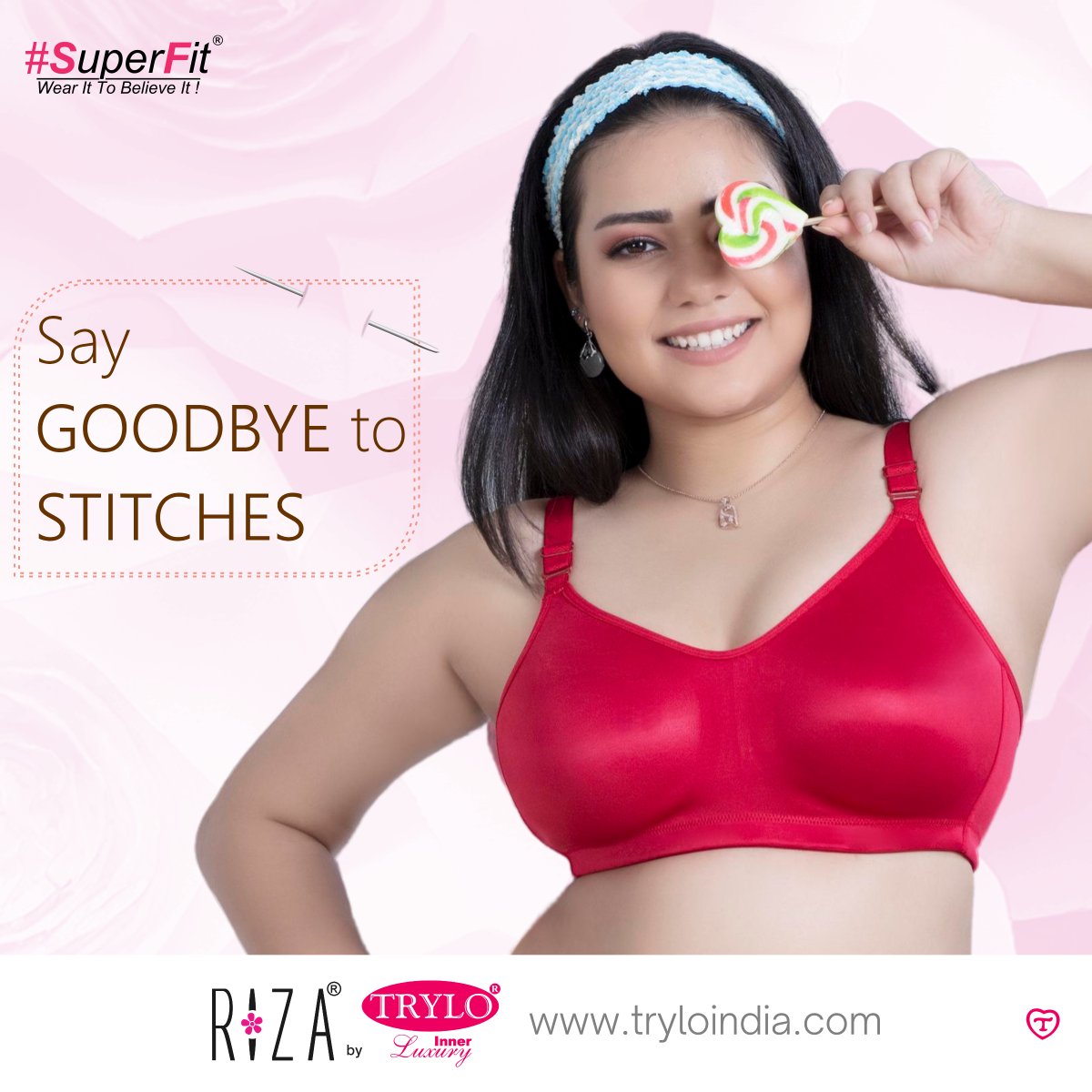 Ditch the itchy, uncomfortable bras and experience the revolution of Super Fit. 
Product shown - Riza Superfit

#TryloIndia #TryloIntimates #RizaIntimates #RizabyTrylo #RizaSuperfit #Seamlessbra #ConfidenceInStyle