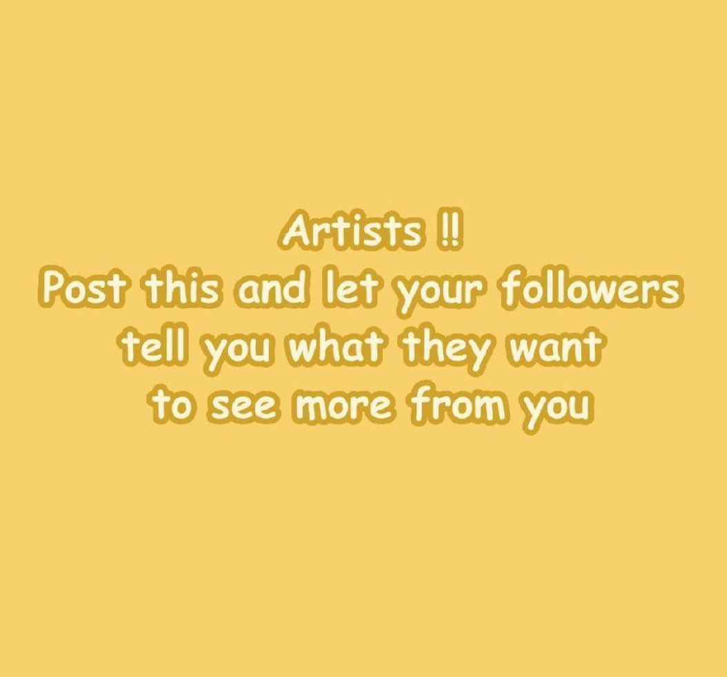I feel like many still don't know that i am an artist, with 2 open slots at the current day