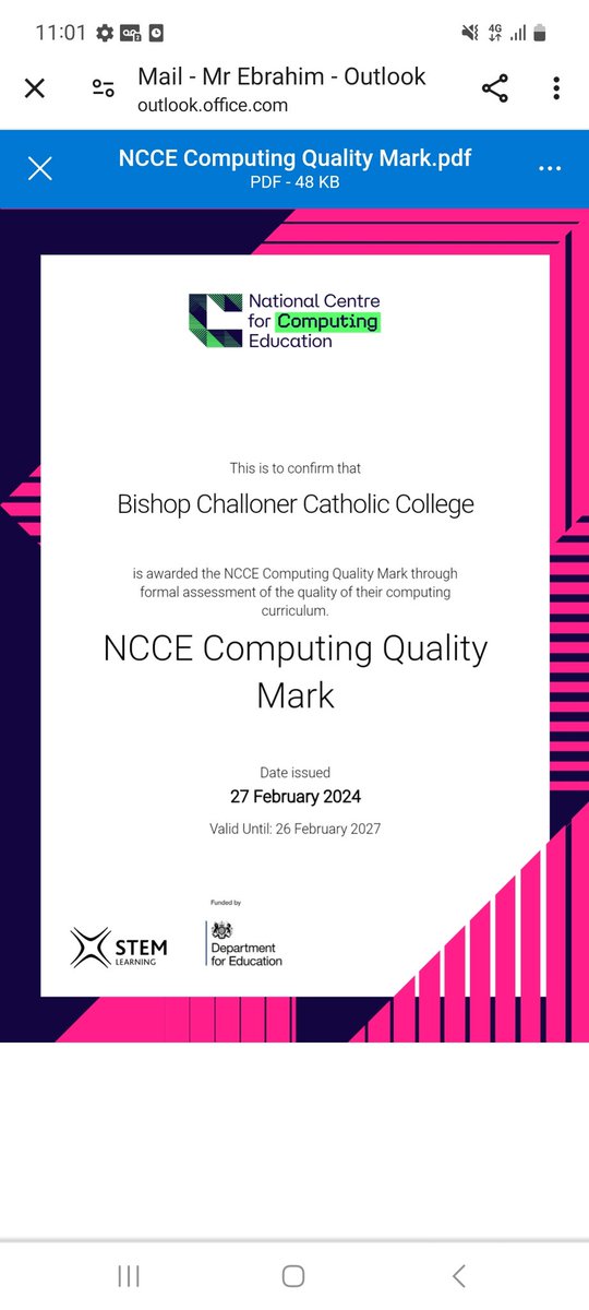 BC Computing (@bishopchalcomp) on Twitter photo 🎉 We're thrilled to announce that Bishop Challoner Computing Department has been granted the Computing Quality Mark by the National Centre for Computing! This recognition reflects our commitment to delivering an outstanding computing curriculum. <a href="/BishopChalloner/">Bishop Challoner Catholic College</a> <a href="/WeAreComputing/">National Centre for Computing Education</a> 🎉 We're thrilled to announce that Bishop Challoner Computing Department has been granted the Computing Quality Mark by the National Centre for Computing! This recognition reflects our commitment to delivering an outstanding computing curriculum. <a href="/BishopChalloner/">Bishop Challoner Catholic College</a> <a href="/WeAreComputing/">National Centre for Computing Education</a>