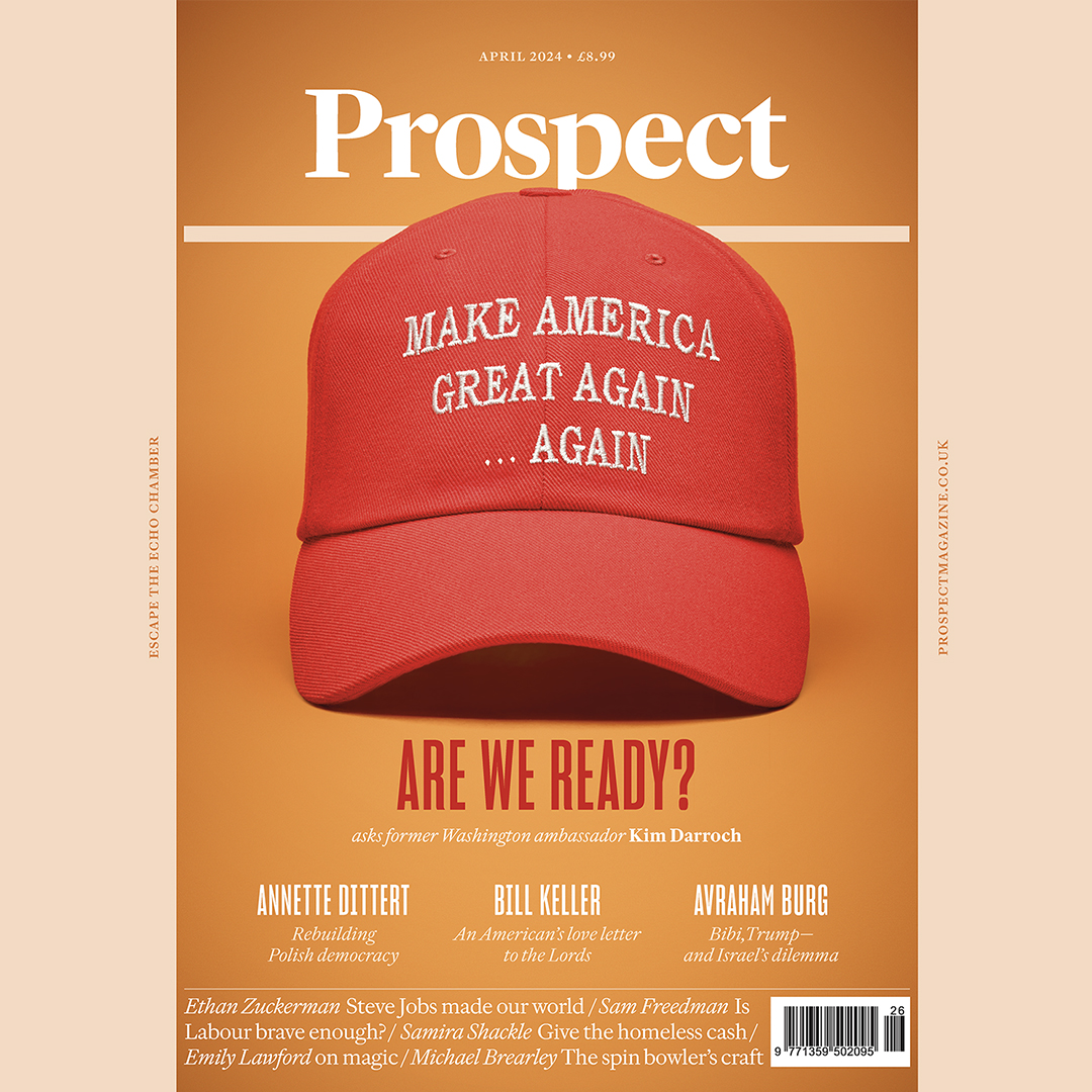 🗞 Are we ready for Trump’s return? Former Washington ambassador, Kim Darroch, says Britain is running out of time. ✍️ @Samfr asks: Is Labour brave enough? ✍️ A brief encounter with @LaPlanteLynda ✍️ @samirashackle: should the homeless get cash? prospectmagazine.co.uk/issues/april-2…