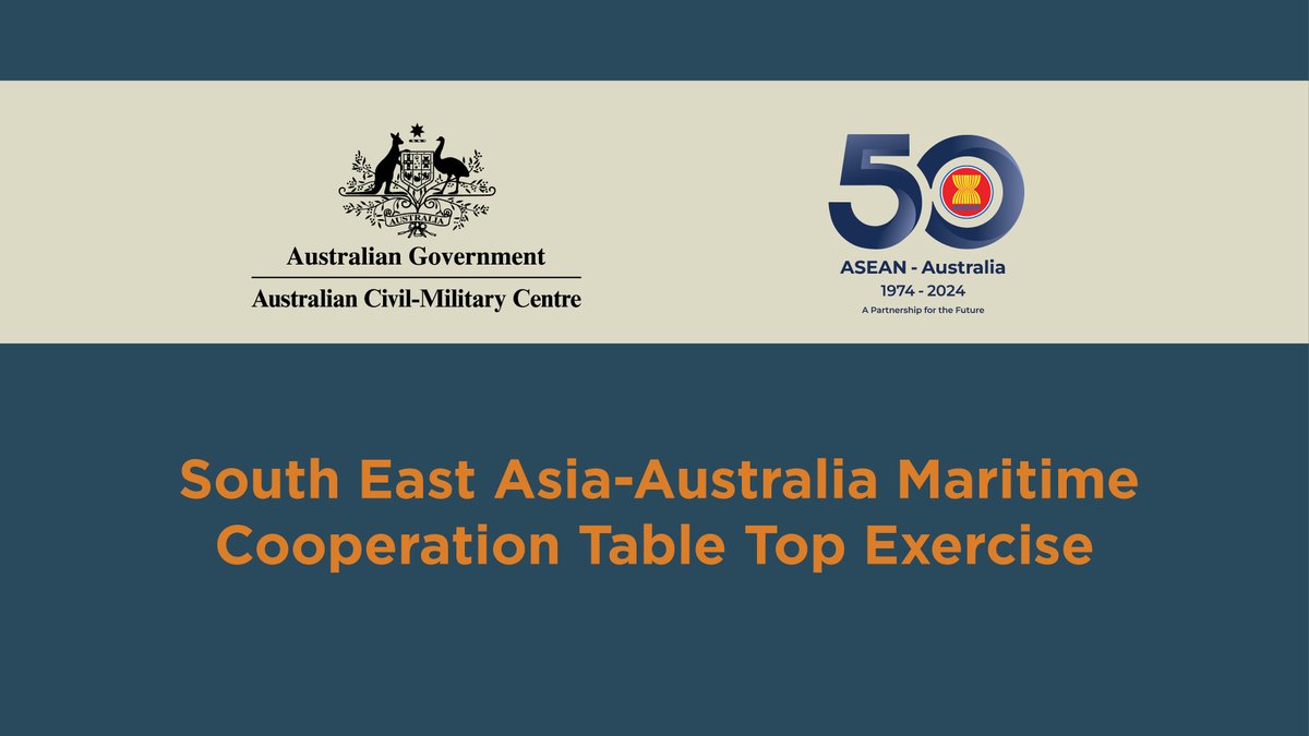ACMC will host a scenario exercise in Melbourne during ASEAN-Australia Week, to strengthen civil-military cooperation between Southeast Asian experts and Australian counterparts. #ASEAN50AUS Read more here ➡️ bit.ly/48s6e1S