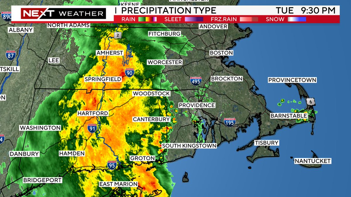 ericfisher's tweet image. Here comes the rain. There&apos;s been a little thunder and lightning in this batch #springsounds